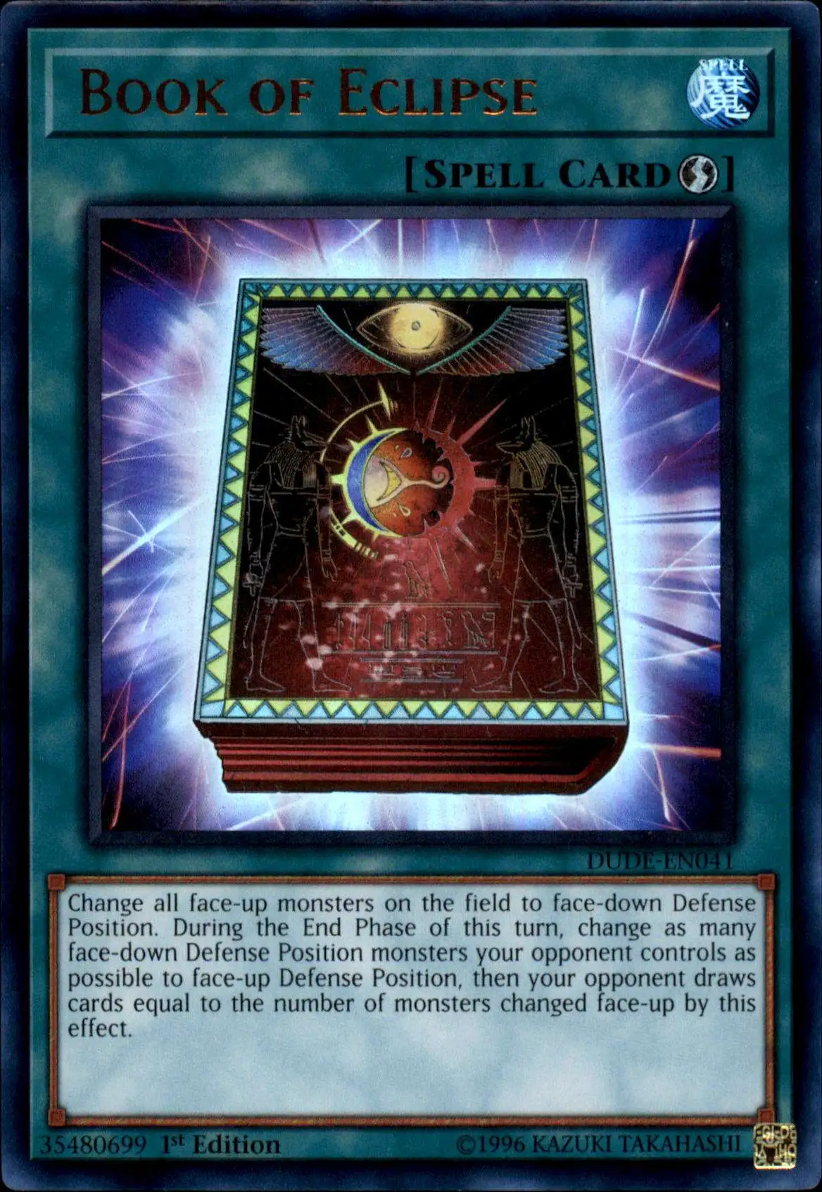 YuGiOh Duel Devastator Ultra Rare Book of Eclipse DUDE-EN041