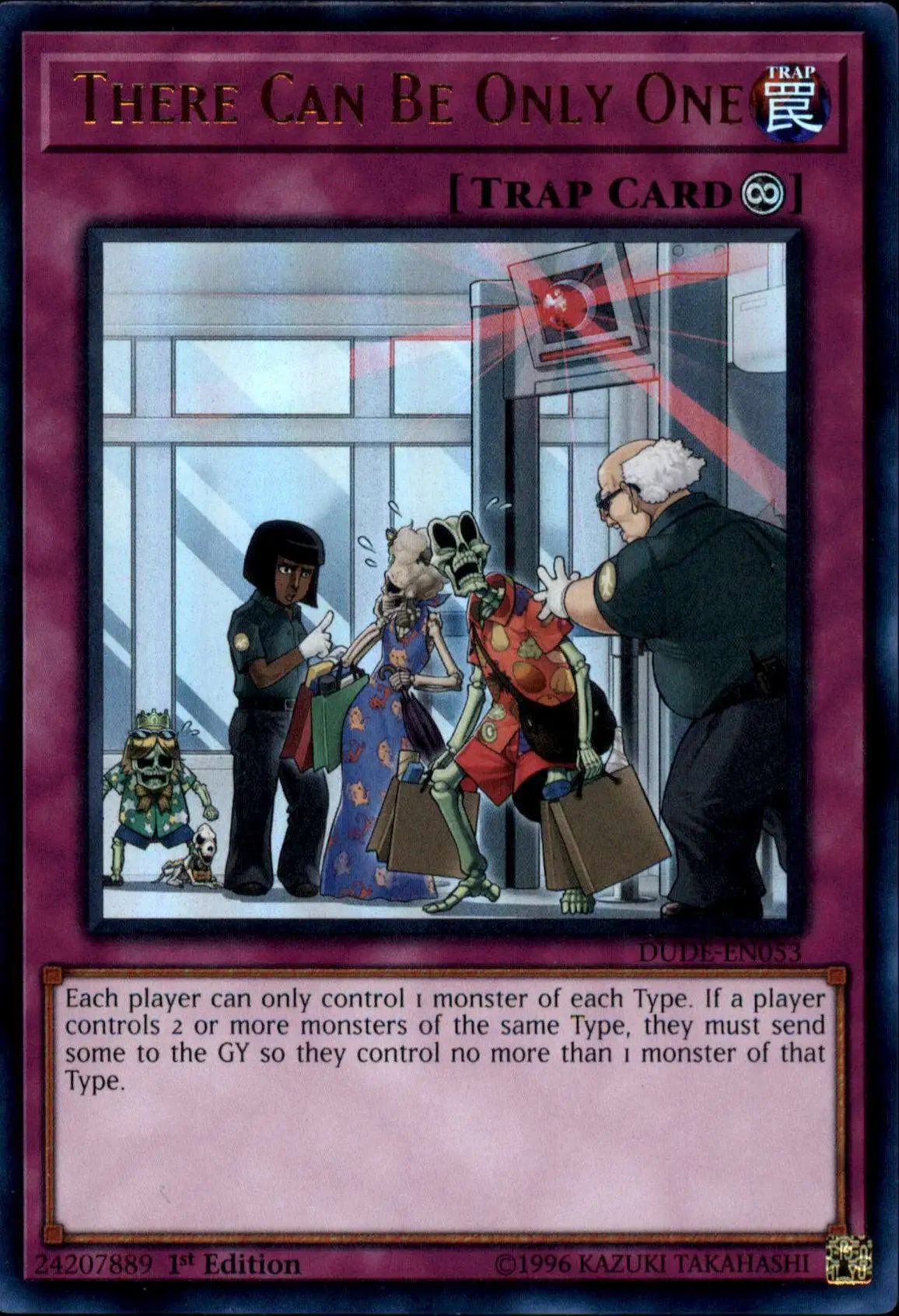 YuGiOh Duel Devastator Ultra Rare There Can Be Only One DUDE-EN053