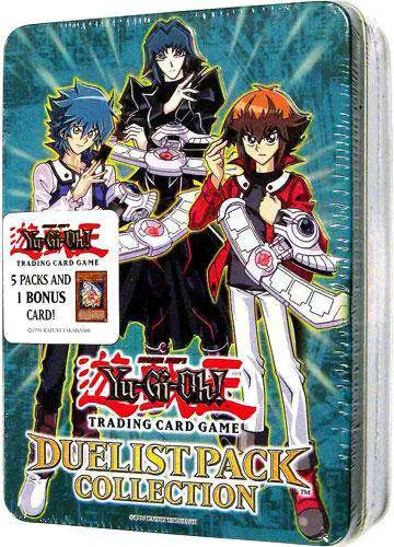YuGiOh GX Trading Card Game 2008 Duelist Pack Tin Set Card Ejector 