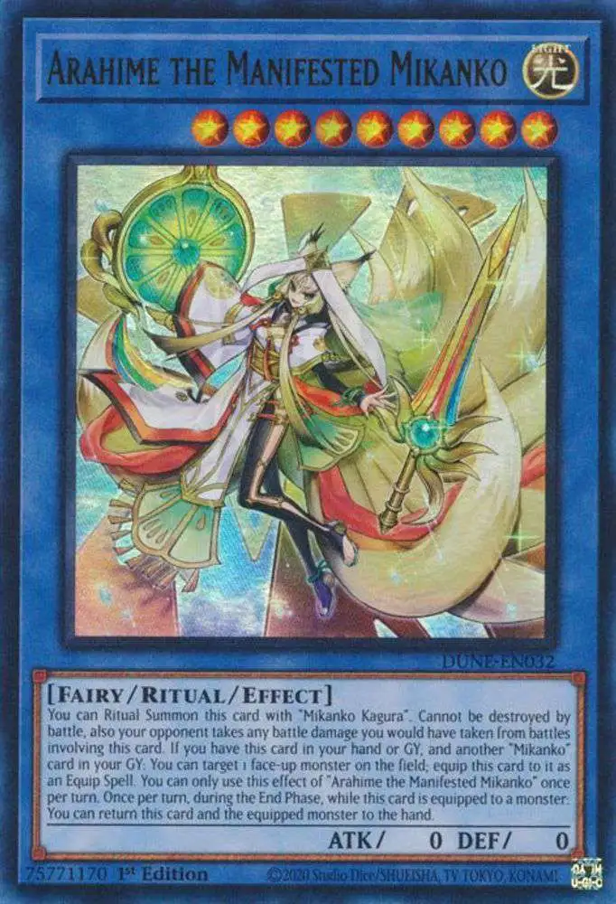 yugioh mikanko cards AMDE-EN025 Ha-Re the Sword :: Collector's Rare 1st Edition Mint Card You can target 1 face Yu-Gi-Oh! OCG] Thoughts on the