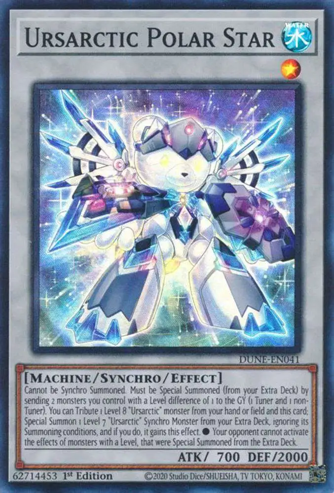 YuGiOh Trading Card Game Duelist Nexus Single Card Super Rare Ursarctic  Polar Star DUNE-EN041 - ToyWiz