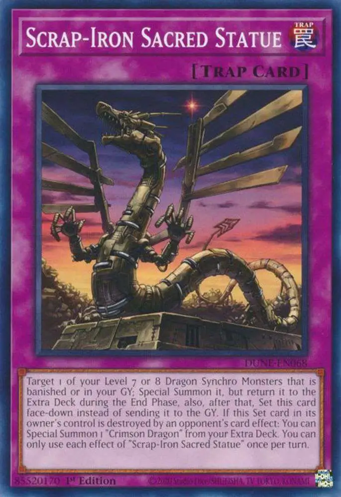 YuGiOh Trading Card Game Duelist Nexus Single Card Common Scrap-Iron Sacred Statue DUNE-EN068 - ToyWiz YuGiOh Trading Card Game Duelist Nexus Single Card Common Scrap-Iron Sacred Statue DUNE-EN068 - ToyWiz
