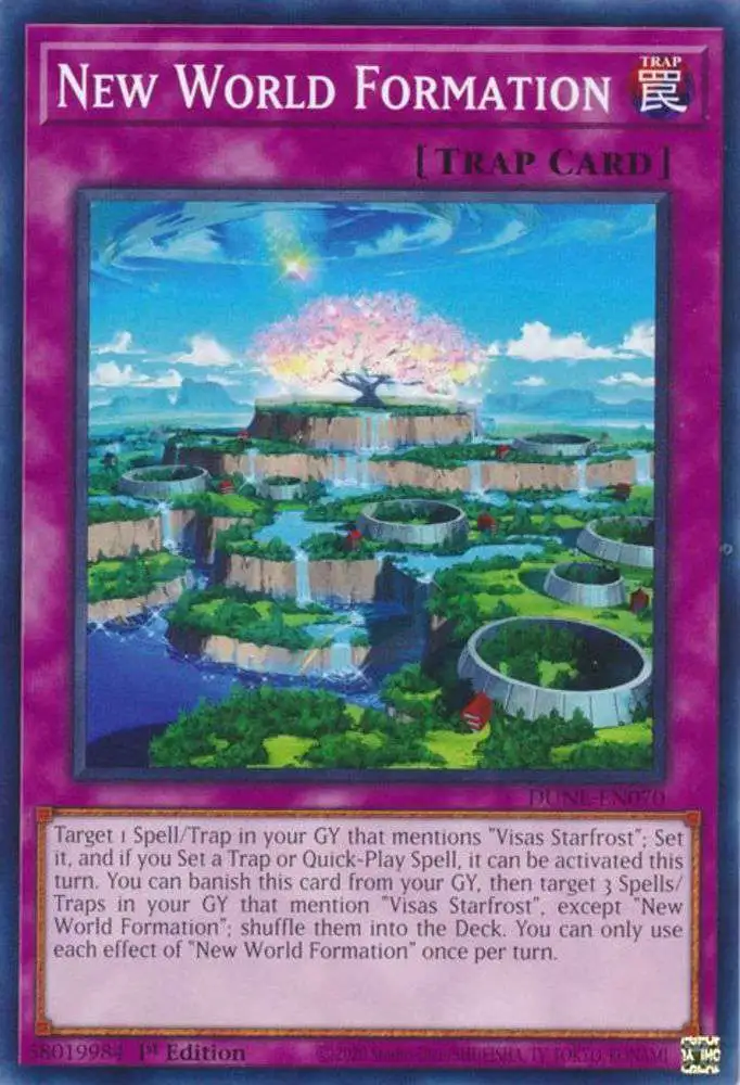 YuGiOh Trading Card Game Duelist Nexus Common New World Formation DUNE-EN070