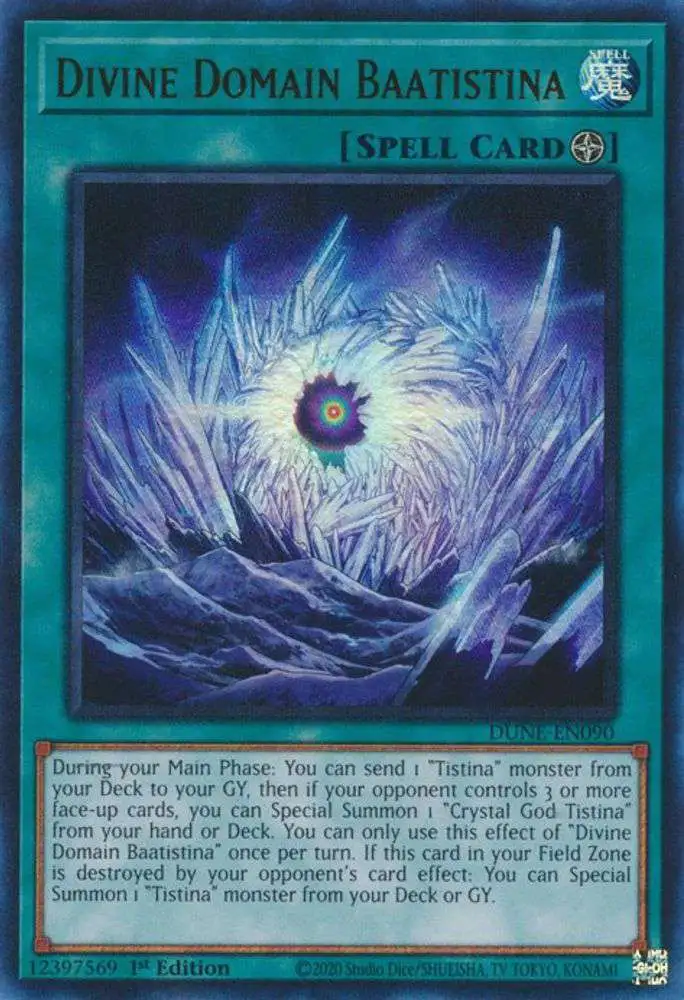 YuGiOh Trading Card Game Duelist Nexus Single Card Ultra Rare Divine Domain Baatistina DUNE-EN090 - ToyWiz YuGiOh Trading Card Game Duelist Nexus Single Card Ultra Rare Divine Domain Baatistina DUNE-EN090 - ToyWiz