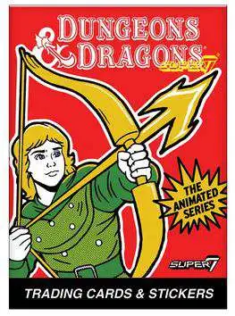 Dungeons & Dragons Animated Series Dungeons & Dragons Series 1 Dungeons & Dragons Trading Card Wax Pack [5 Cards & 1 Sticker]