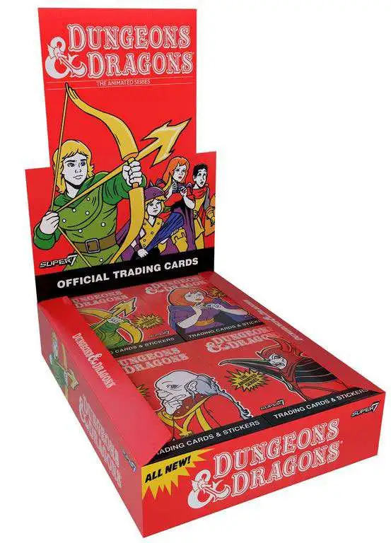 Dungeons & Dragons Animated Series Series 1 Trading Card Wax Pack Box [24 Packs]
