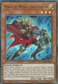 YuGiOh Duel Overload Single Card Ultra Rare Magical Musketeer Caspar  DUOV-EN071 - ToyWiz
