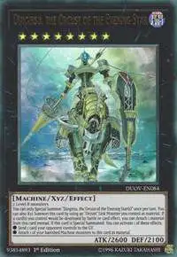 8 star yugioh cards Card Dingirsu, the Orcust of the Evening Star RC04-KR041 Korean Ver Ultimate Rare K-TCG Blaze of Destruction Card type YuGiOh Duel Overload Single Card