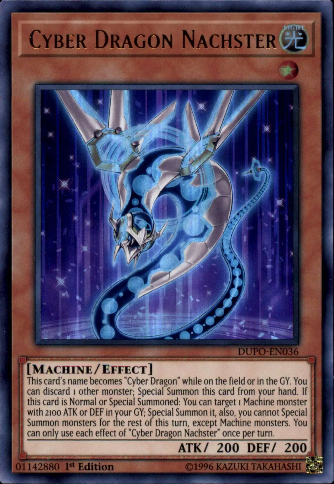 YuGiOh Duel Power Ultra Rare Cyber Dragon Nachster DUPO-EN036