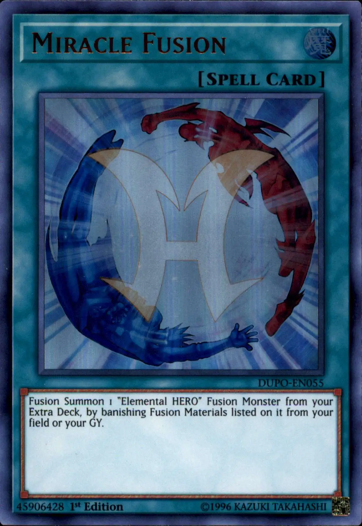 YuGiOh Duel Power Ultra Rare Miracle Fusion DUPO-EN055