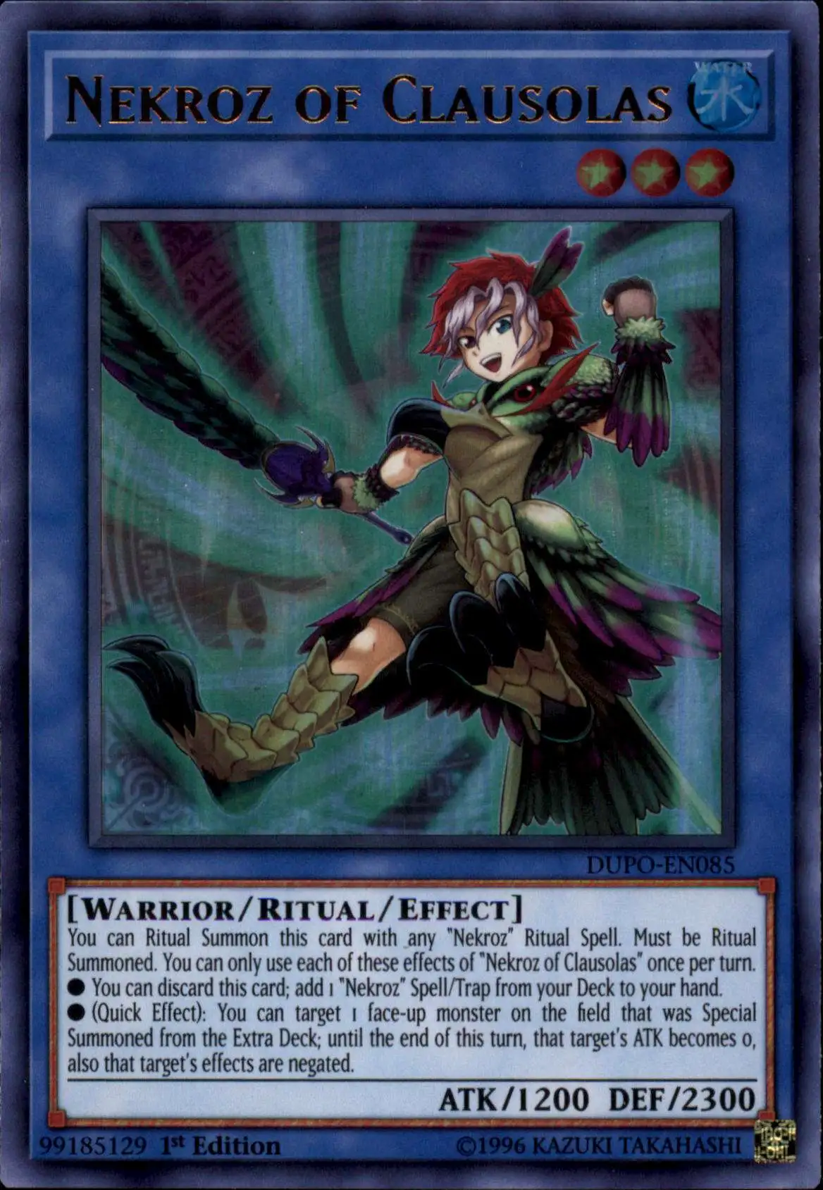 YuGiOh Duel Power Ultra Rare Nekroz of Clausolas DUPO-EN085