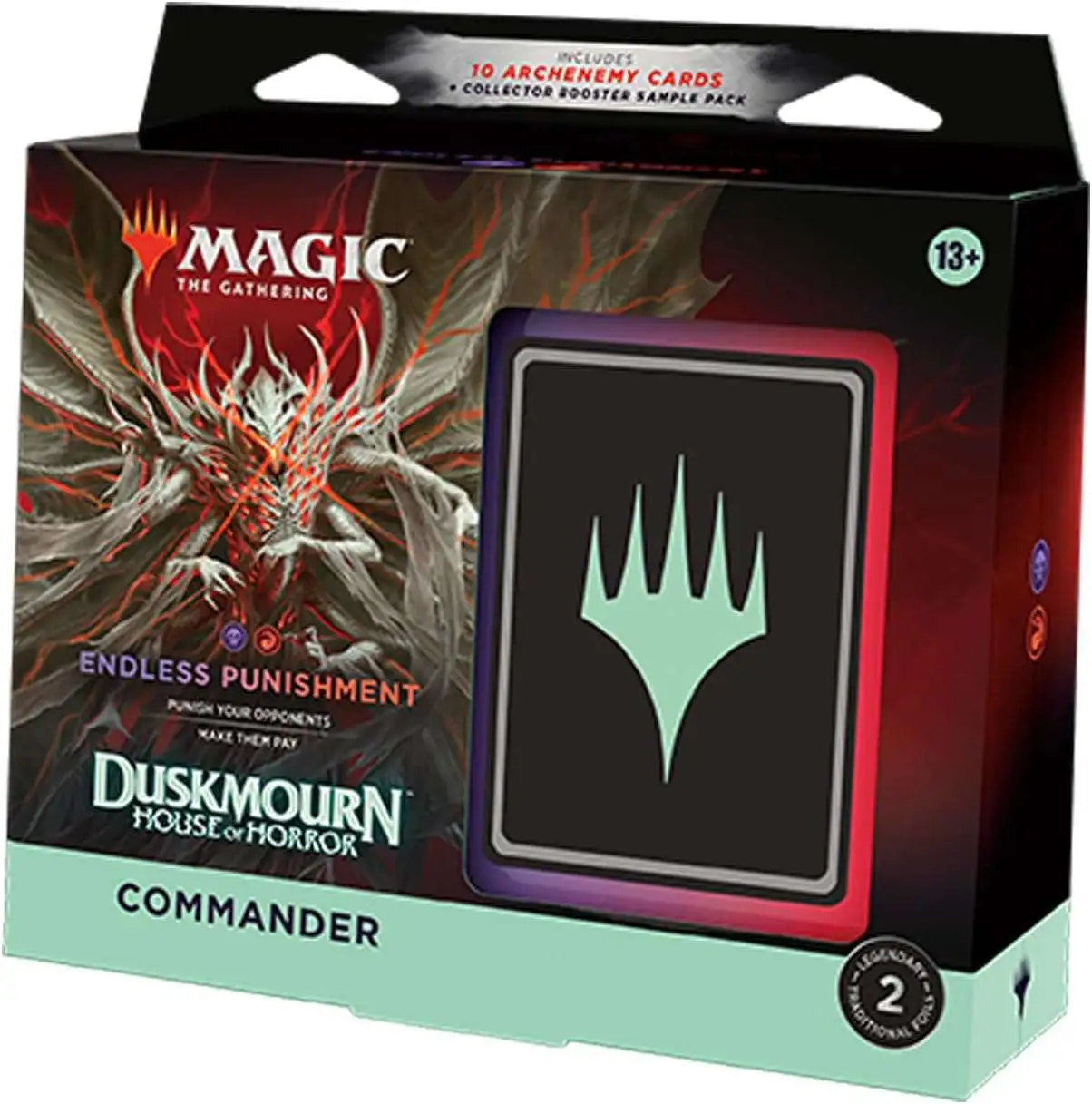 MtG Trading Card Game Duskmourn: House of Horror Endless Punishment Commander Deck