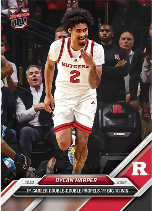 NCAA Rutgers Scarlet Knights 2024-25 Bowman U NOW Basketball Dylan Harper #28