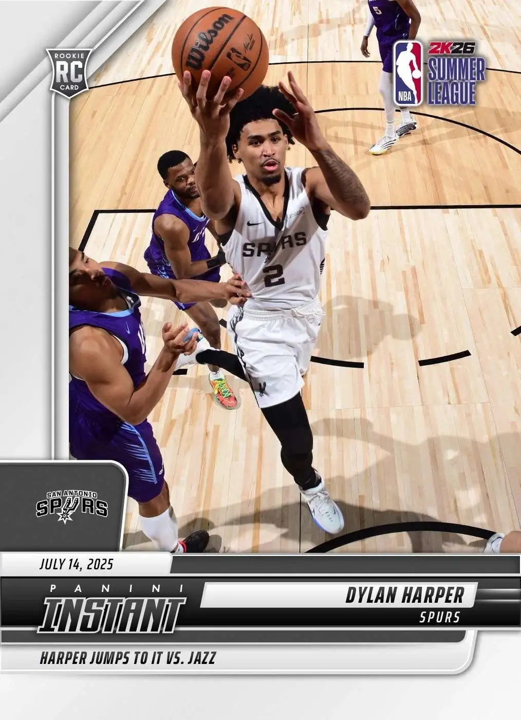 NBA 2025-26 Panini Instant Basketball Dylan Harper #28 [Rookie]