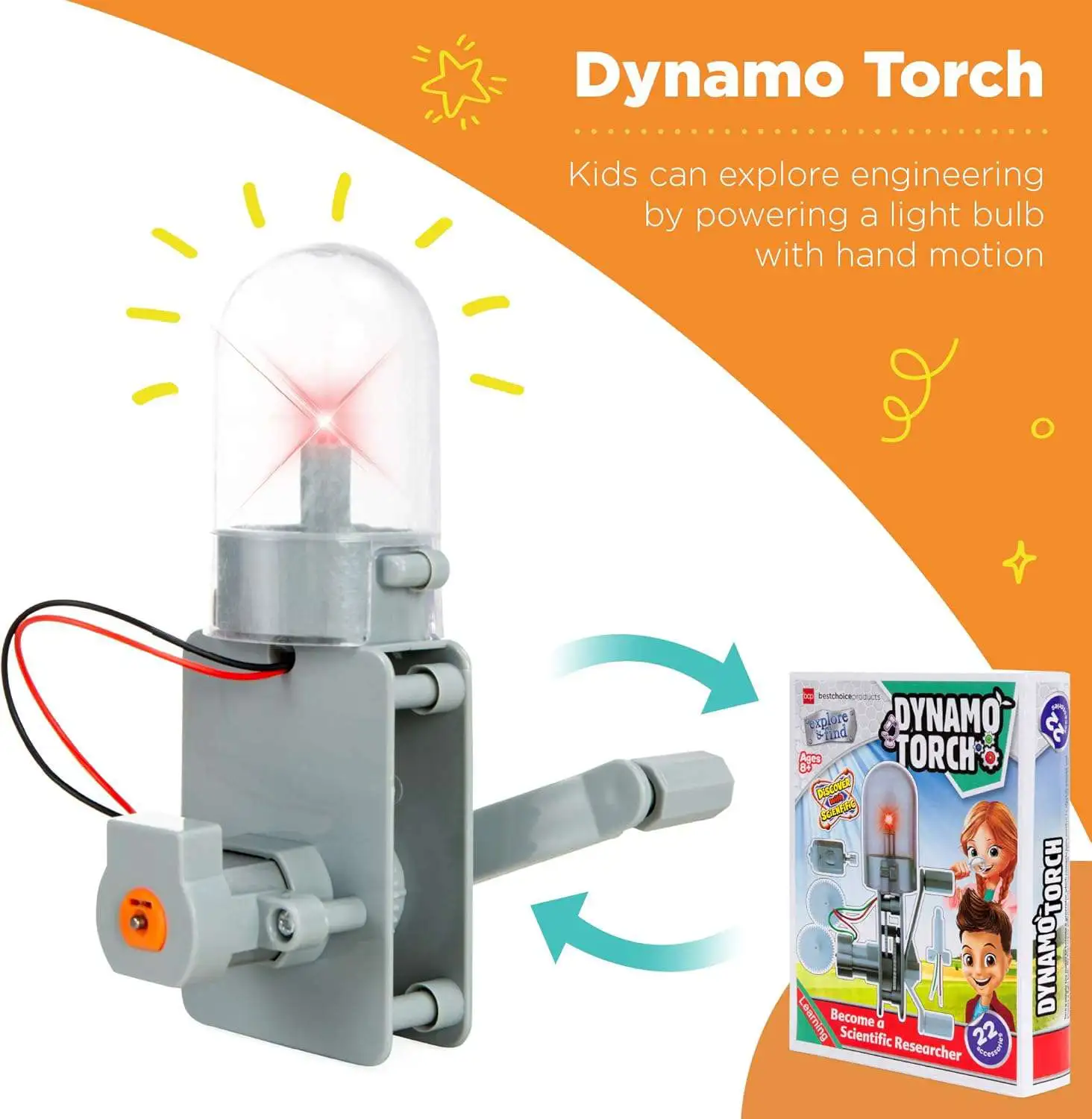 Best Choice Products Dynamo Torch Science Kit