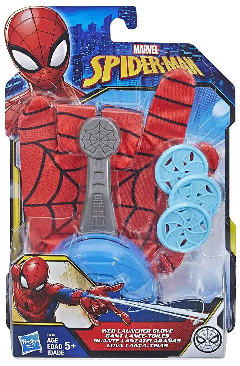 Marvel Spider-Man Into the Spider-Verse Web Launcher Glove Toy New 