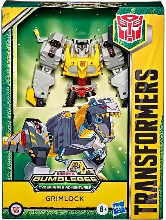 Transformers Bumblebee Cyberverse Adventures Grimlock Deluxe Action Figure [Damaged Package]