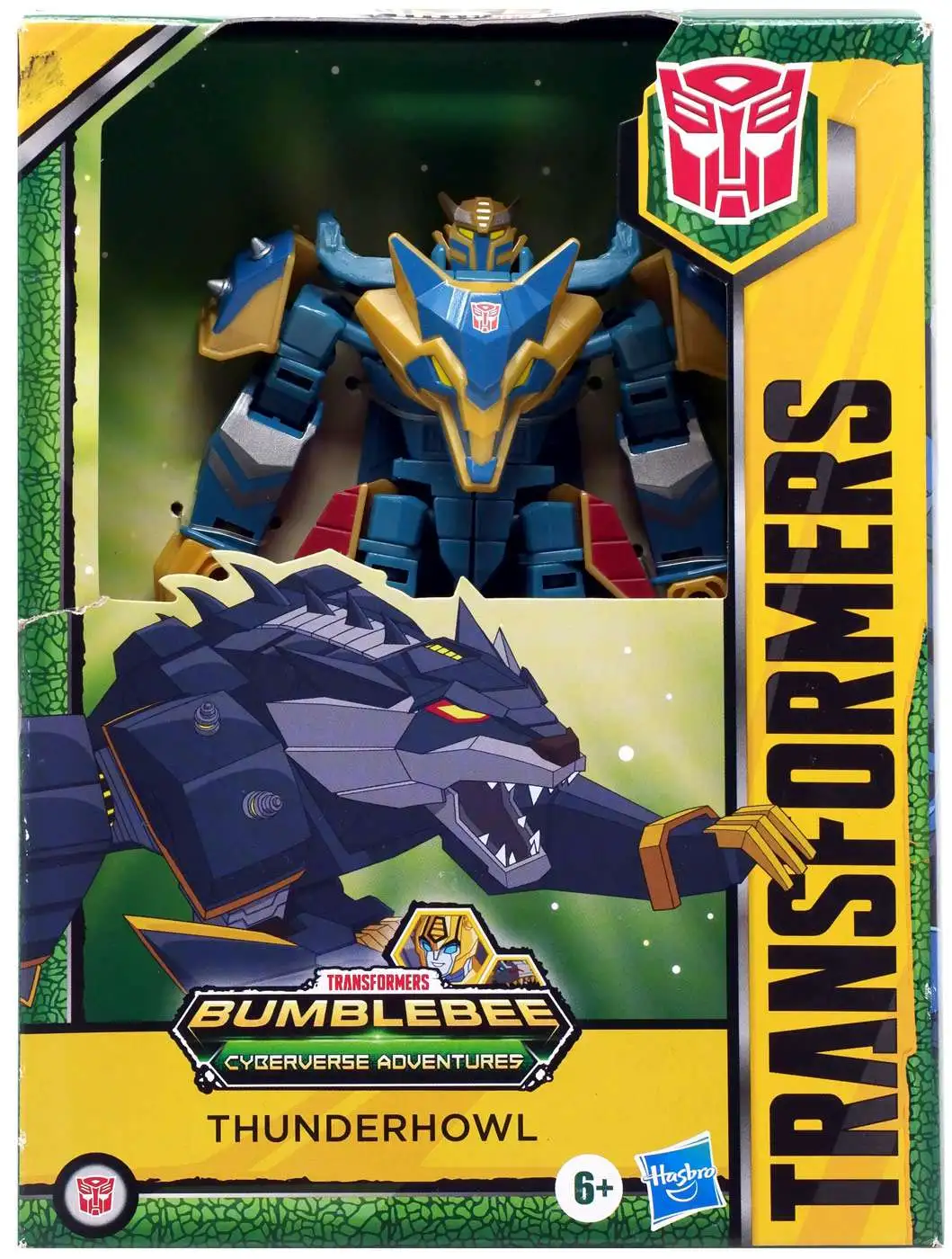 Transformers Bumblebee Cyberverse Adventures Thunderhowl Deluxe Action Figure [Damaged Package]