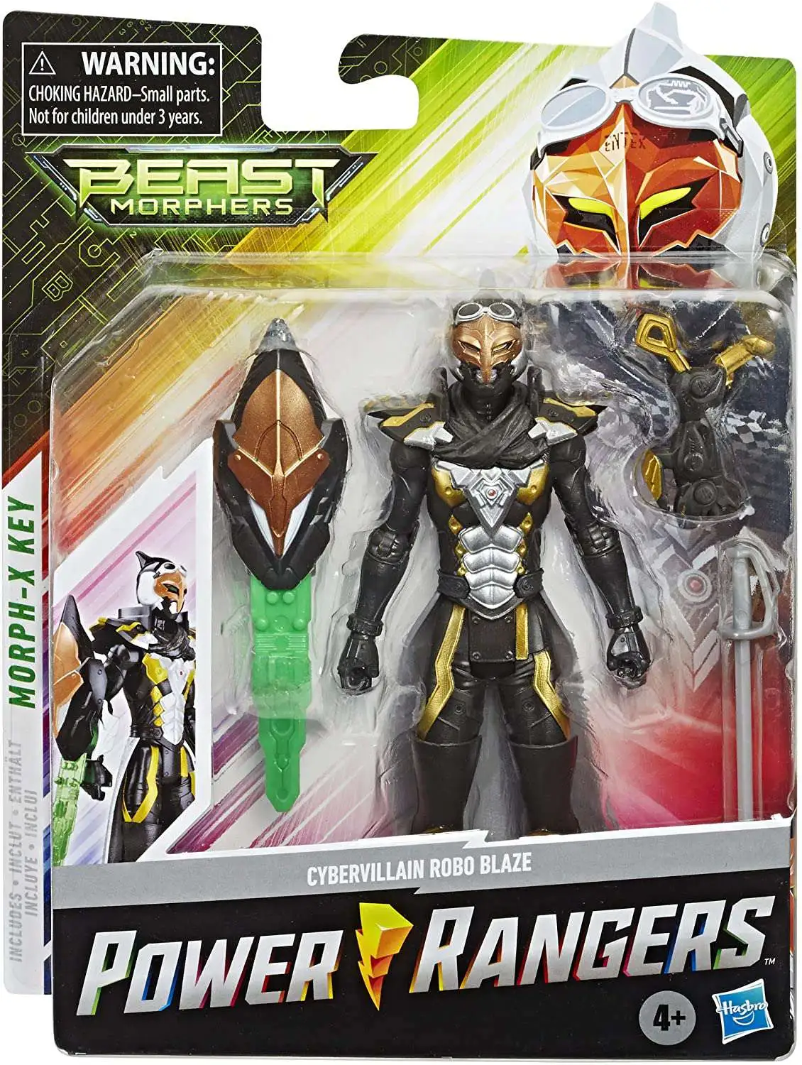 Power Rangers Beast Morphers Cybervillain Gold Blaze Basic Action Figure