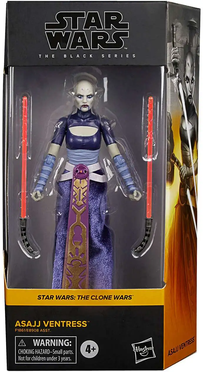 Star Wars Clone Wars Black Series Wave 4 Asajj Ventress 6