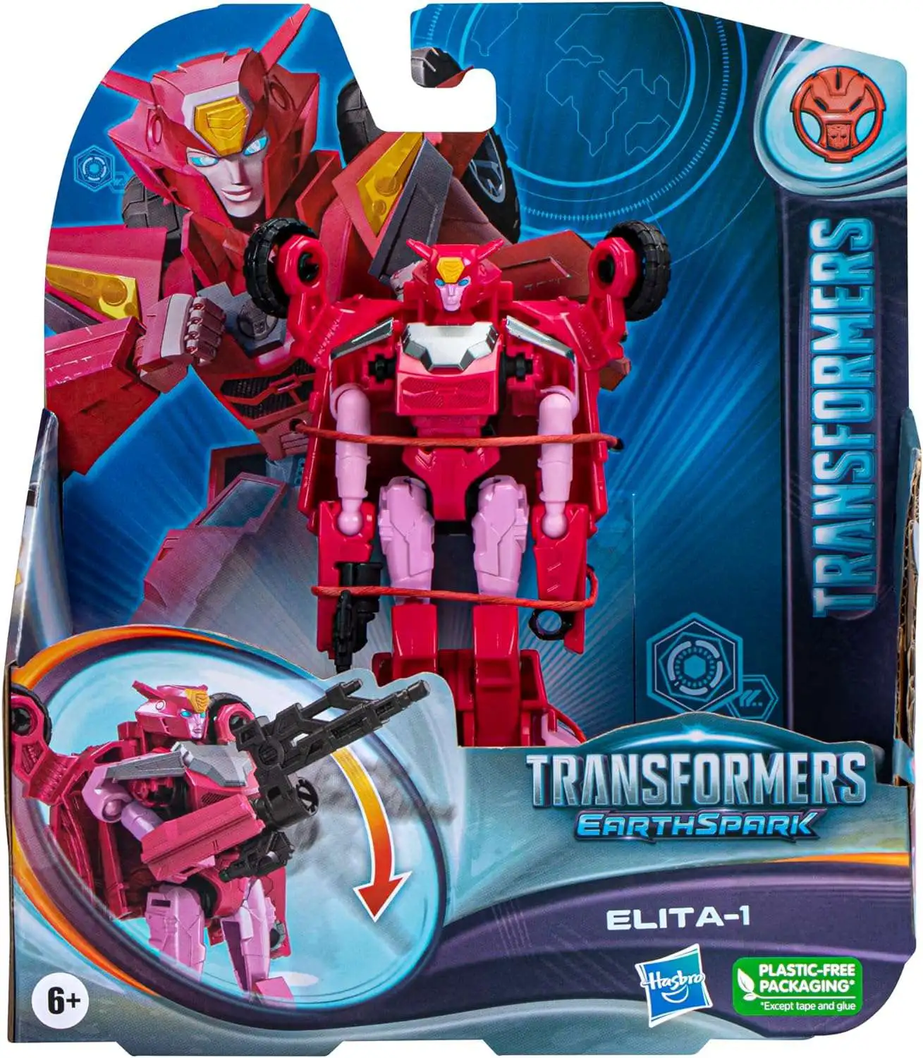 Transformers Earthspark Elita-1 Warrior Action Figure