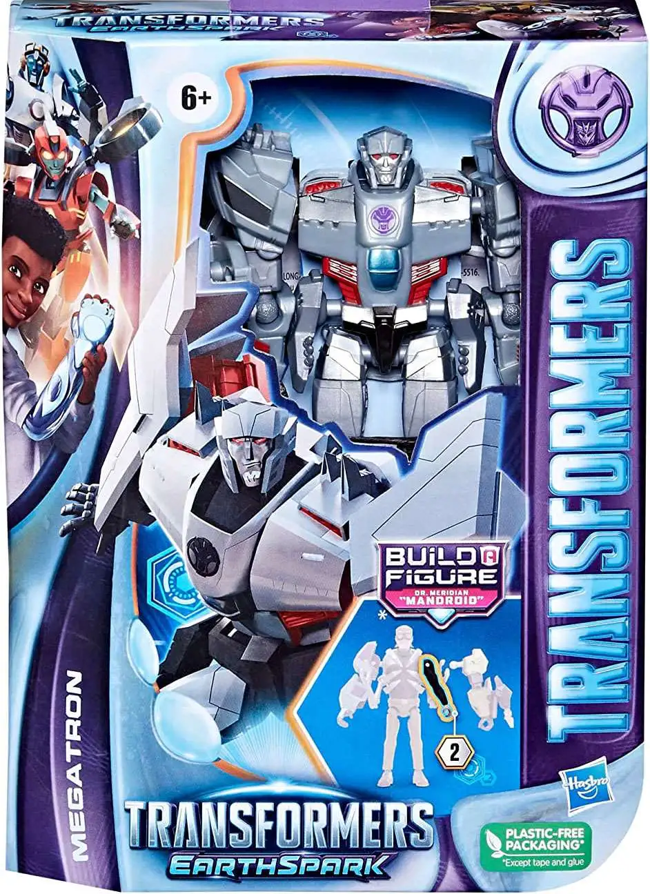 Transformers Earthspark Build Dr. Meridian "Mandroid" Megatron Deluxe Action Figure