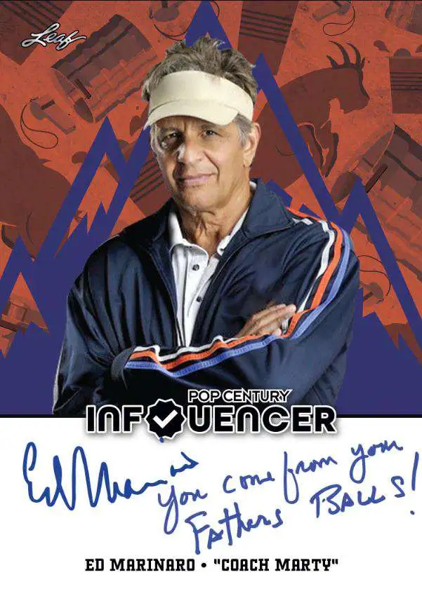 2022 Leaf Pop Century Influencers Ed Marinaro Autographed Trading Card