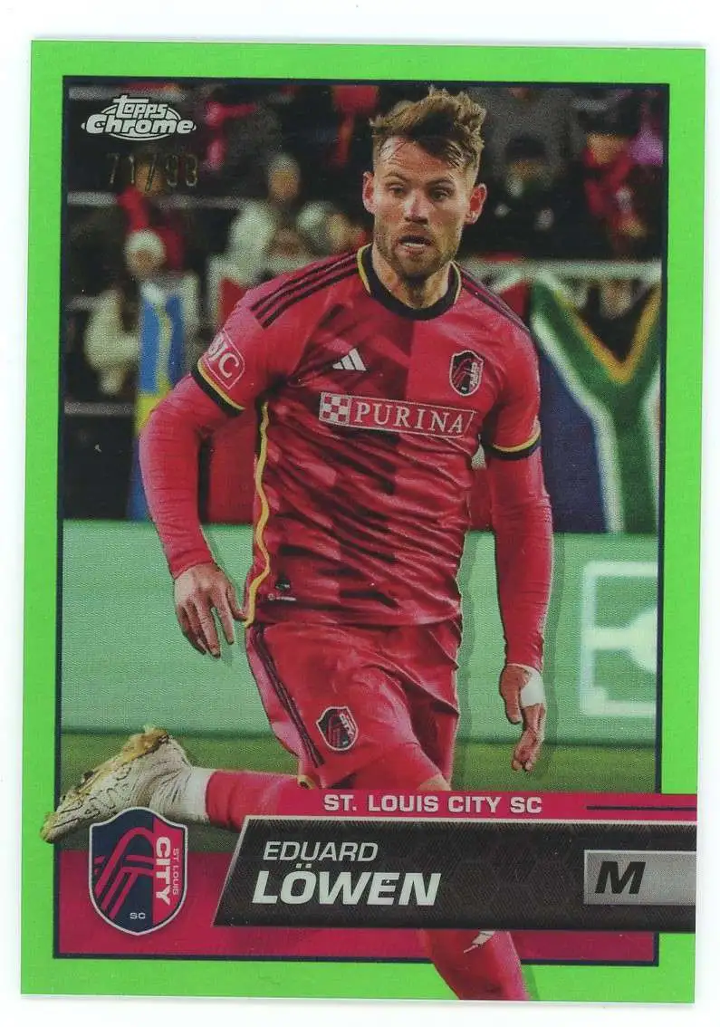 Soccer 2023 Topps Finest 71/99 Eduard Lowen #114