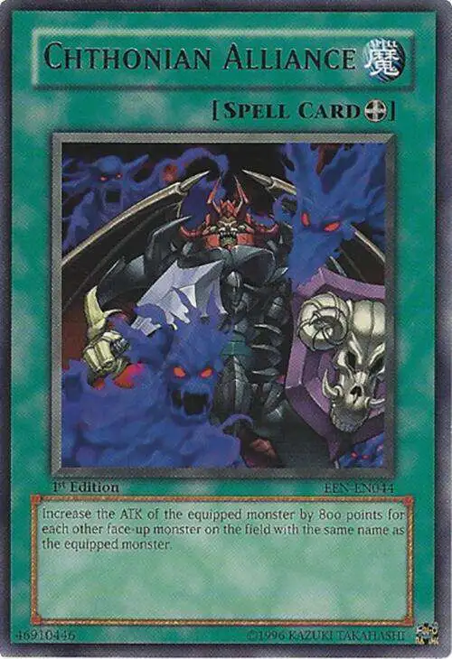 YuGiOh Elemental Energy Rare Chthonian Alliance EEN-EN044 [Moderately  Played]