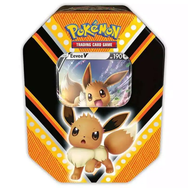 Pokemon V Powers Eevee V Tin Set [4 Booster Packs & Promo Card]
