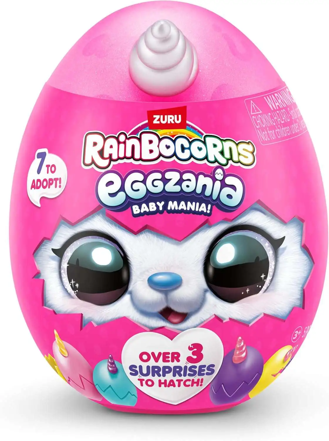 Rainbocorns Eggzania BABY Mania! Mystery Egg Plush [Over 3 Surprises to Hatch!]