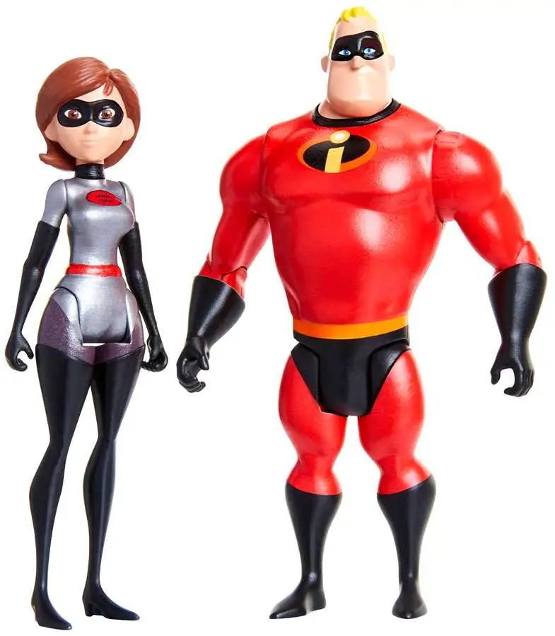 Disney Pixar Incredibles 2 Elastigirl Mr. Incredible Exclusive Action ...