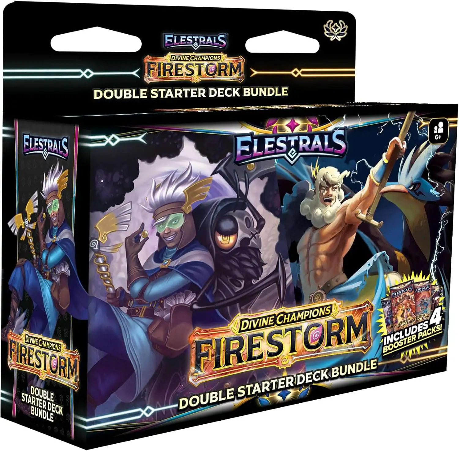 Elestrals TCG Firestorm Hermes vs. Zeus Double Starter Deck Bundle