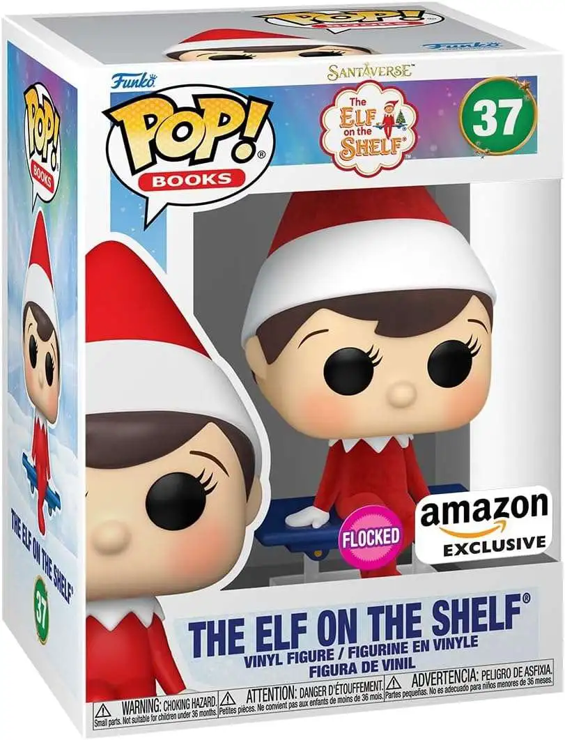 Funko Elf on the Shelf POP! Books Elf Exclusive Vinyl Figure #37 [Flocked]
