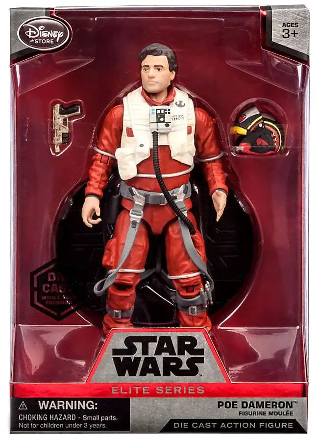 Star Wars The Force Awakens 3.75" Figure Space Mission Armor Poe Dameron  RO-21 