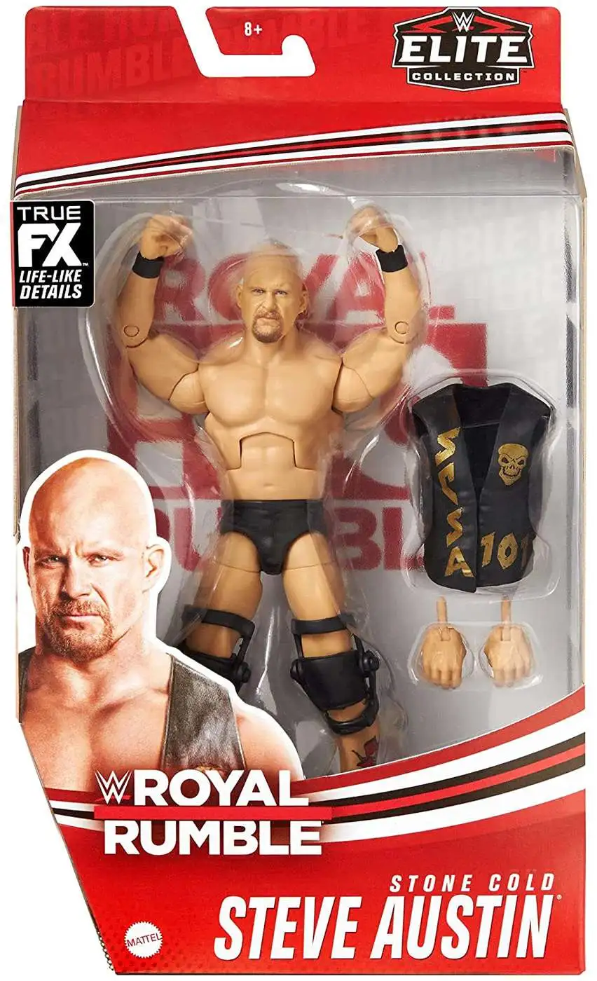 Details about   WWE Royal Rumble Elite Collection Action Figure Stone Cold Steve Austin *NEW* 