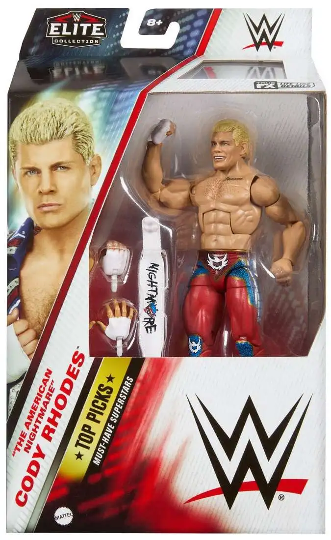 WWE Wrestling Elite 2024 Top Picks Cody Rhodes Action Figure