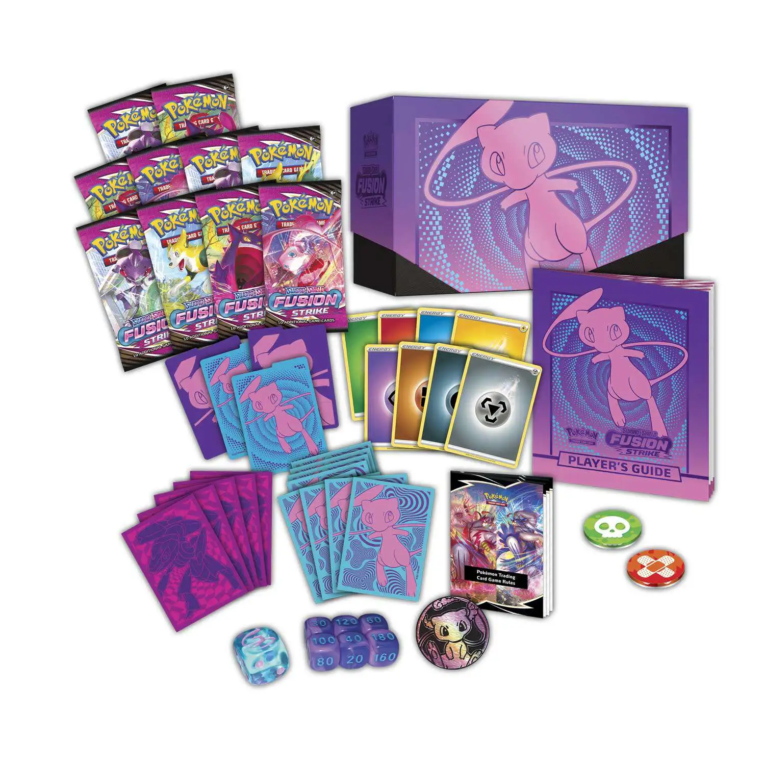 Pokemon Cards - POKEMON GO MEWTWO ELITE TRAINER BOX (10 Packs, 65 Sleeves,  Energy Cards & More):  - Toys, Plush, Trading Cards, Action  Figures & Games online retail store shop sale