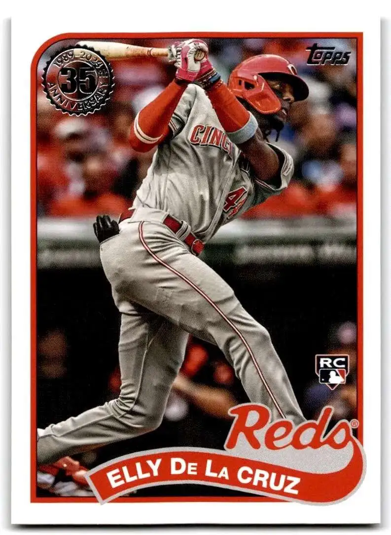 MLB Cincinatti Reds 2024 Topps Series 2 1989 Elly De La Cruz #89B2-34  [Rookie]