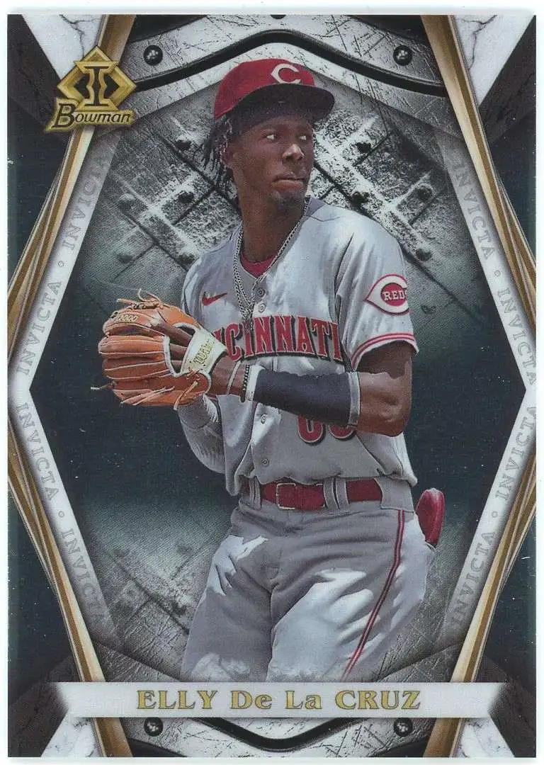 MLB Cincinatti Reds 2022 Bowman Draft Elly De La Cruz BI-19 [Rookie, Invicta Chrome]