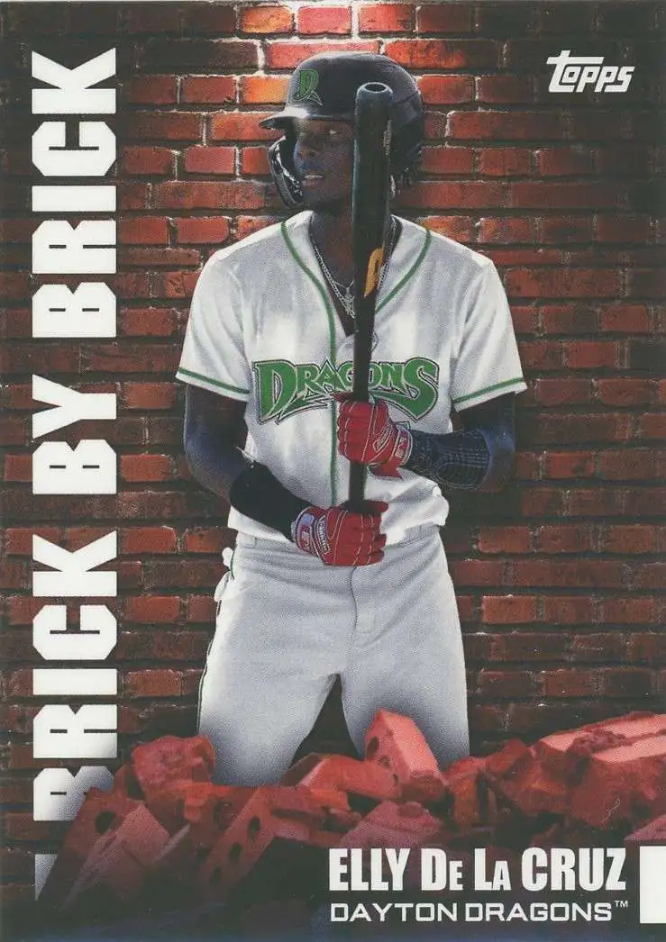 MLB Cincinatti Reds 2022 Topps Pro Debut Elly De La Cruz BB-1 [Rookie, Brick by Brick]