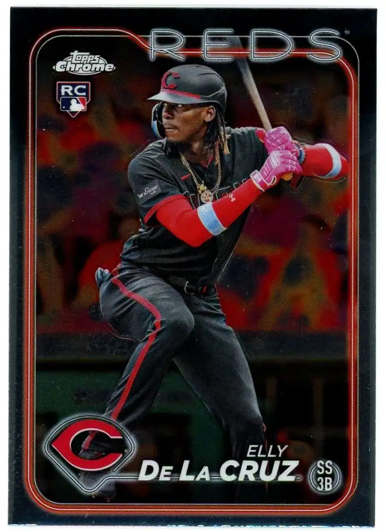 MLB Cincinatti Reds 2024 Topps Chrome Baseball Elly De La Cruz #44 [Rookie]
