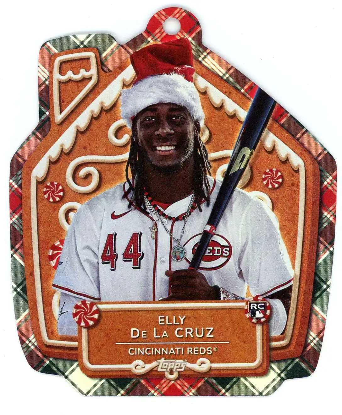 MLB 2024 Topps Holiday Oversized Die-Cut MLB Ornaments Elly De La Cruz MLBO-5 [Rookie]