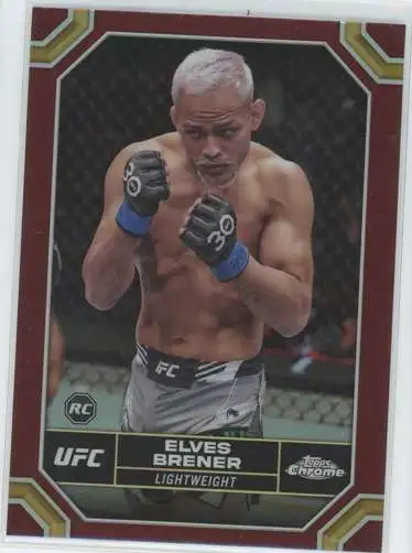 2024 Topps Chrome UFC Elves Brener #29 [Maroon ]