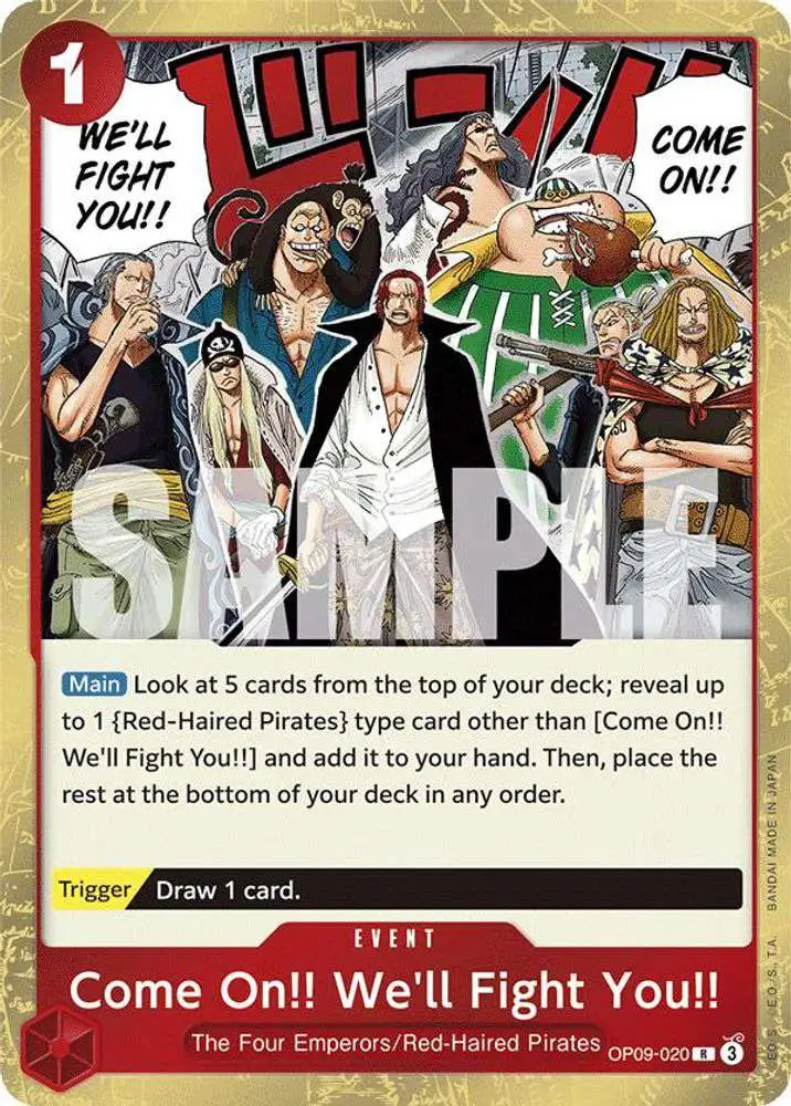op 09 rare cards One Piece Emperors in the New World Roronoa Zoro Op09-076 Exclusive single trading card featuring Roronoa Zoro from One Piece. One Piece Trading Card Game