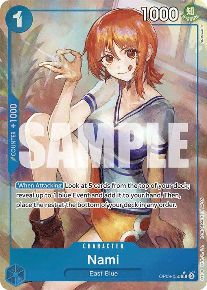 nami manga rare card Nami (OP02-036) Super Rare EN main image 1