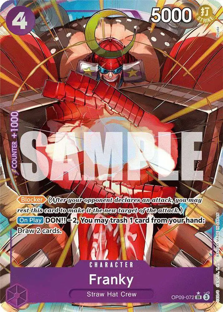 ワンピース カードゲーム FRANKY PR-37 One Piece Trading Card Game Emperors in the New World Single