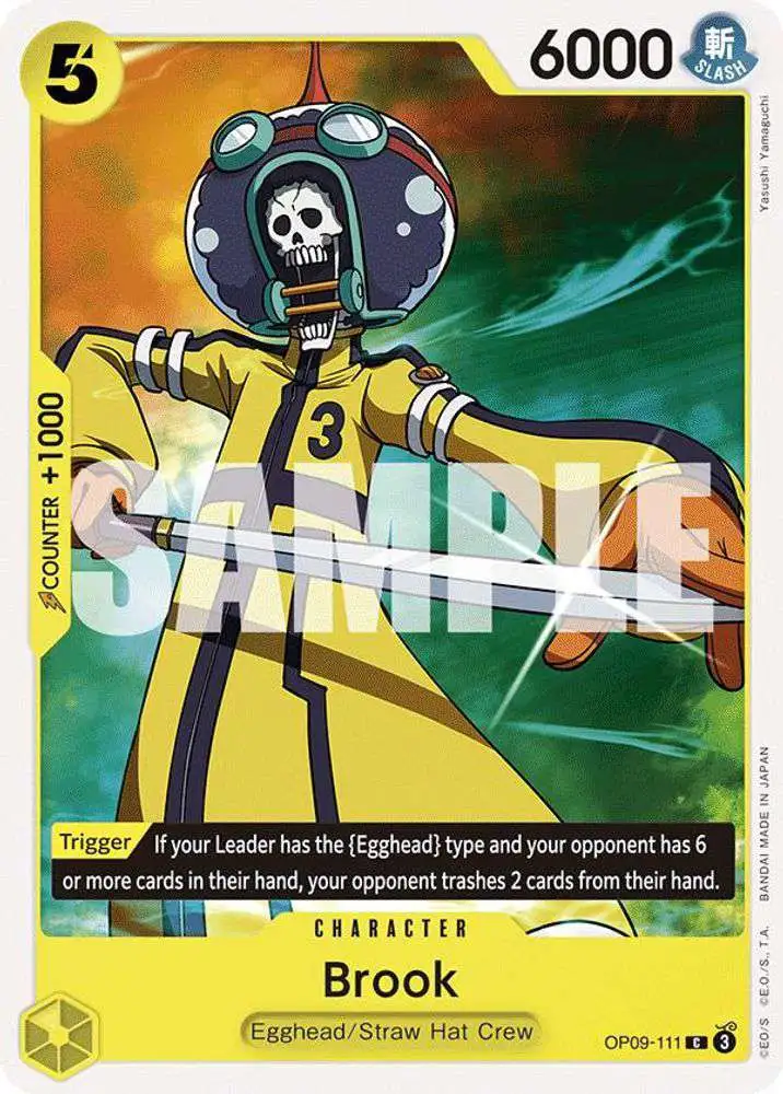 One Piece Trading Card Game Emperors in the New World Common Brook OP09-111