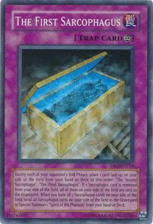 YuGiOh Dark Revelation 2 Super Rare The First Sarcophagus DR2-EN214