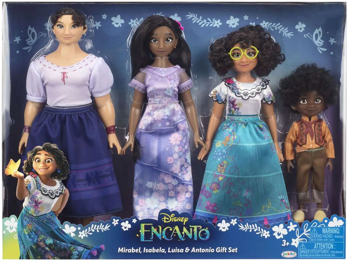 Disney Encanto Mirabel, Isabela, Luisa & Antonio Fashion Doll 4-Pack Gift  Set